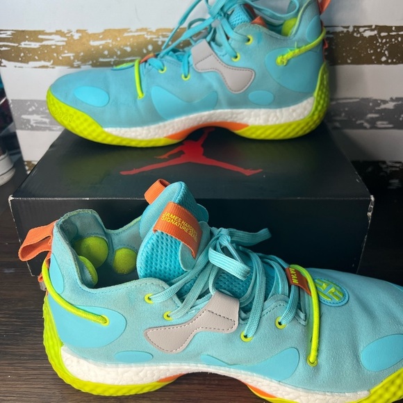 Adidas Harden 6 “Pulse Aqua Solar” - Picture 7 of 9